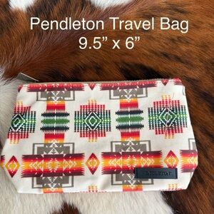 Pendleton Geometric Pattern Toiletry Bag